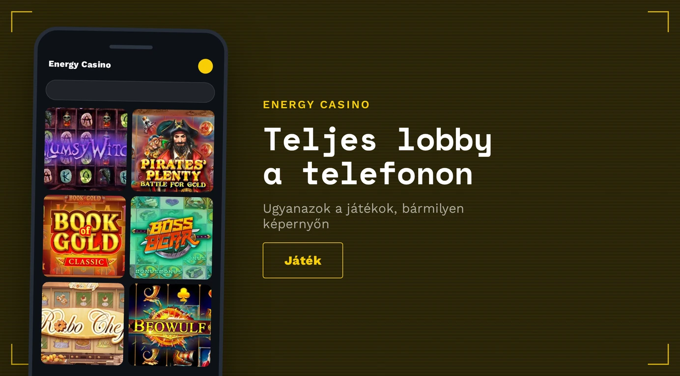 Indítsd mobilon nyerőgépeket